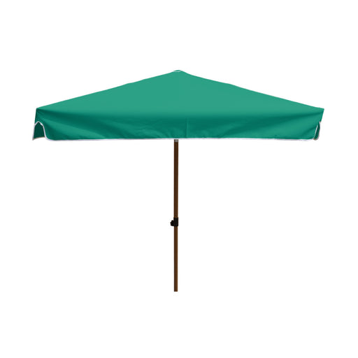 Square Green Patio Umbrella - 1.8mx1.8m, Metal frame, Polyester canopy