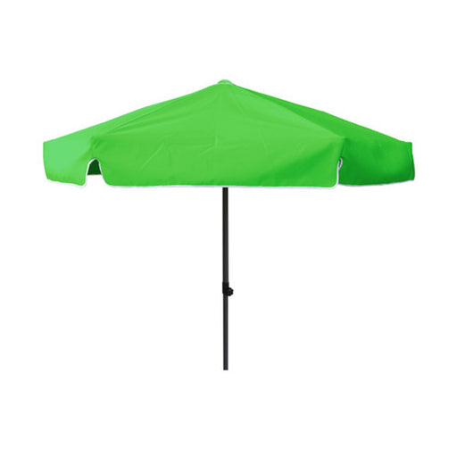 Round Lime Green Patio Umbrella - 6 ft (6 ribs), Metal frame, Polyester canopy