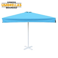 10-Foot Square Patio Umbrella With Valances