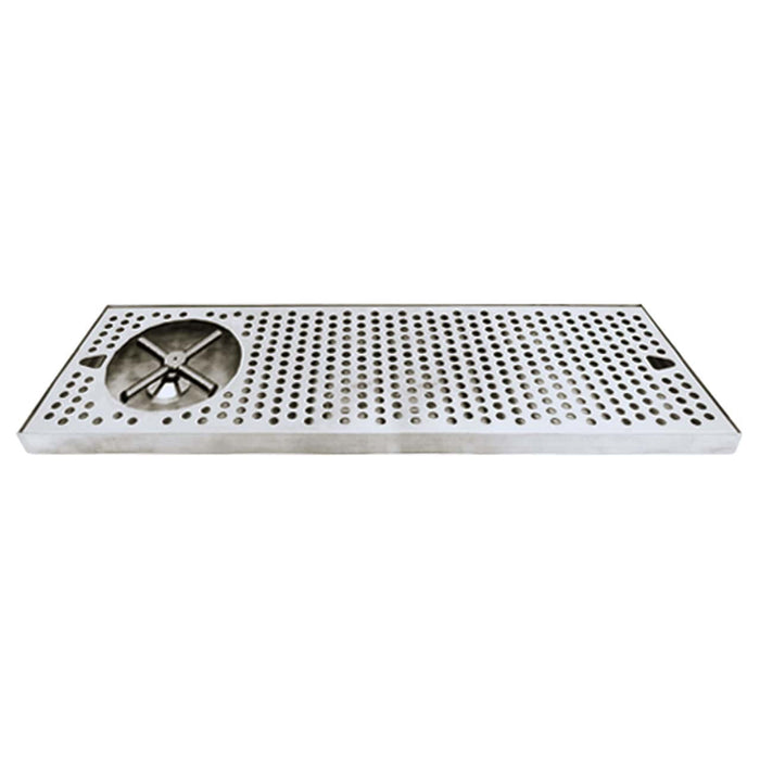 Countertop Drip Tray, 24" x 7", Side Rinser