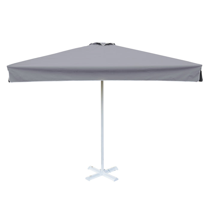 grey square patio umbrella PURPLE LEAF Outdoor 9' x 9' All-Weather This 9ft x 9ft umbrella is crafted with precision and designed for enduring quality SAFAVIEH Venice 7.5' Market Crank