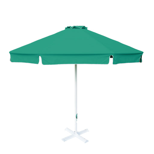 green patio deck umbrellas with valance MASTERCANOPY 9ft Umbrella Valance, Crank and Tilt 8 Ribs Outdoor Market Umbrella, UV/Fade Resistant, Waterproof Canopy with Wind Vent for Garden, Deck, Backyard, Pool (Forest Green) This sophisticated umbrella introduces a touch of class while providing essential shade from the sun 10-Foot Round Patio Umbrella With