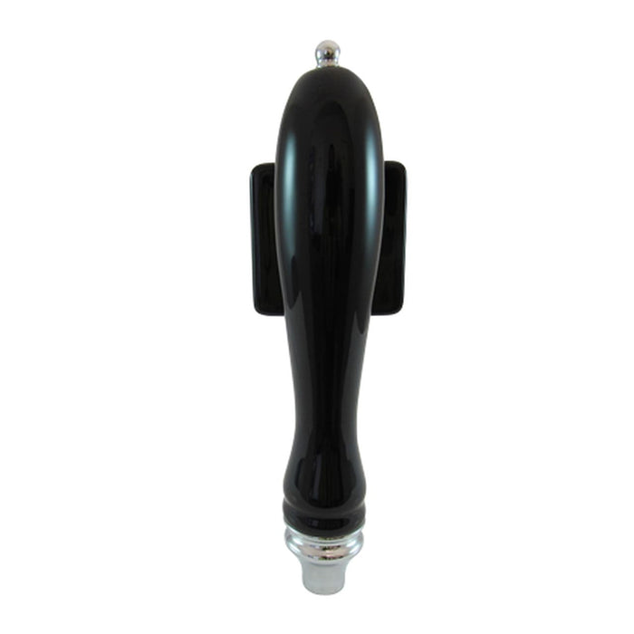 Ceramic Tap Handle A-291 with Chalkboard Square Plate, Black
