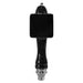 Ceramic Tap Handle A-291 with Square Plate, Black