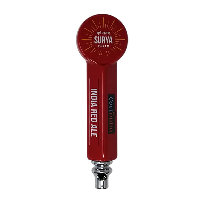 India Red Ale Red Collectible Beer Tap Handle