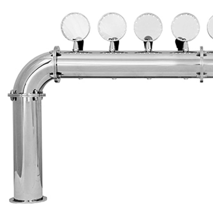 Stainless Steel Tower, ARCADIA, 8 Tap, TOP LED