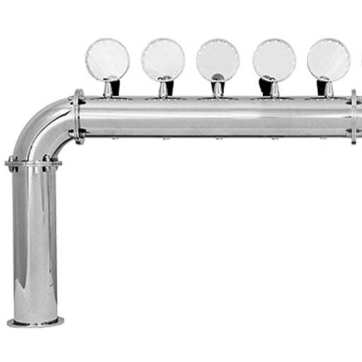 Stainless Steel Tower, ARCADIA, 10 Tap, TOP LED
