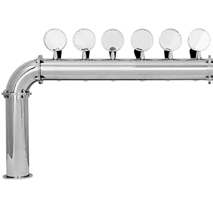 Stainless Steel Tower, ARCADIA, 12 Tap, TOP LED