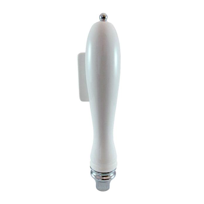 Ceramic Tap Handle A-291 with Square Plate, White