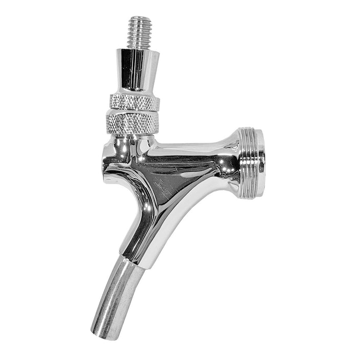 Domestic Faucet, Polished Stainless Steel, S/S Spout