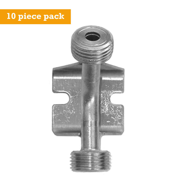 Wall bracket with thread for beer nut