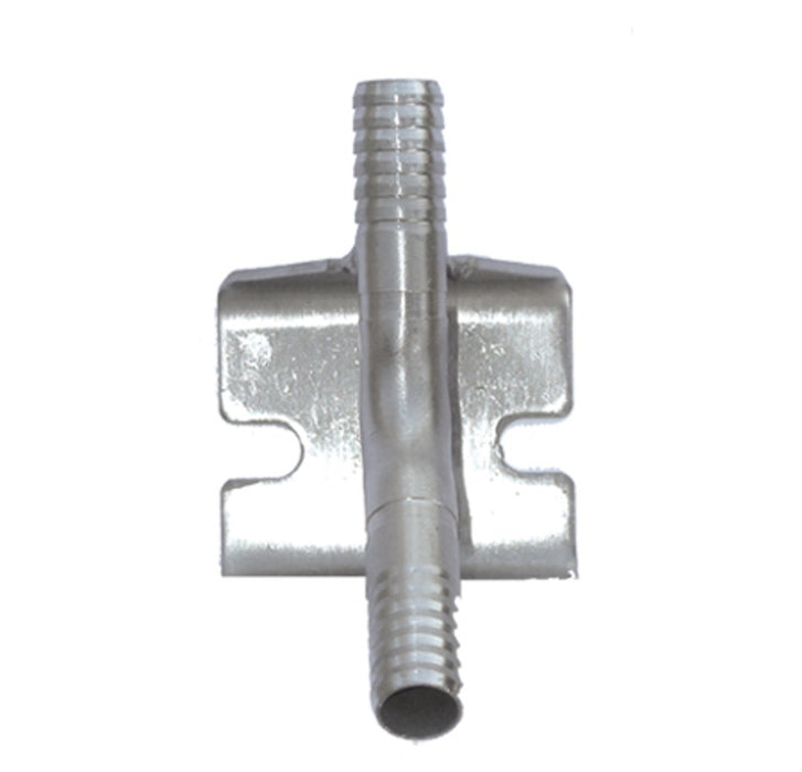 SS Wall bracket with 3/8" barb