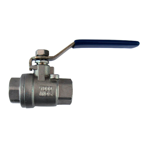 Full Port Ball Valve, SS304, 1/2"