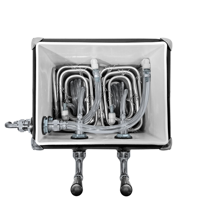 Jockey Box Retro Cooler 13L, 2 Faucets, 2 x 50' Coils