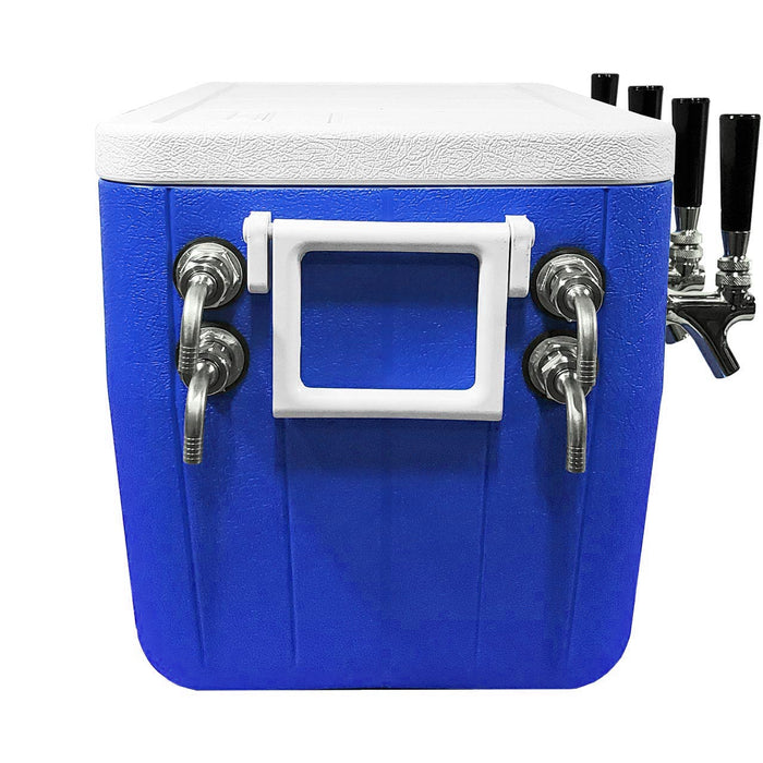 Jockey Box Picnic Cooler, 48QT, 4 Faucets, 4 x 50' Coils