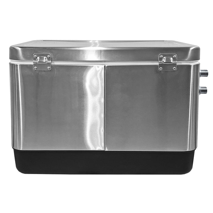 Jockey Box Picnic SS Cooler, 54QT, 3 Faucets, 3 x 50' Coils