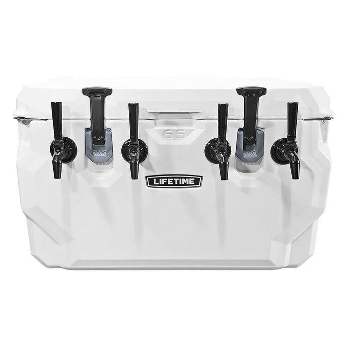 Premium-edition Jockey Box with LIFETIME 65QT Cooler, 4 Taps, 4 Coils
