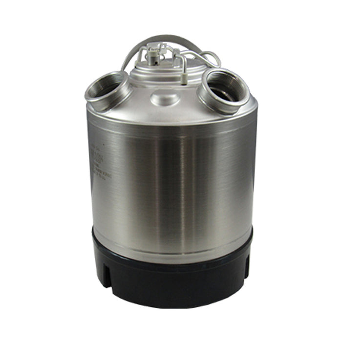 2.4 Gallon Stainless Steel Cleaning Can - 2 Heads
