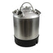 2.4 Gallon Stainless Steel Cleaning Can - 4 Heads