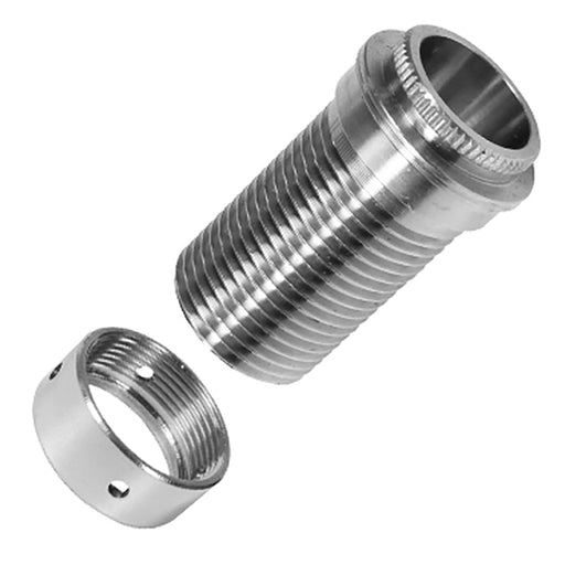Shank St.Steel Assembly Without Nipple, 1 3/4" with 3/16" bore, SS, chrome coupling nut