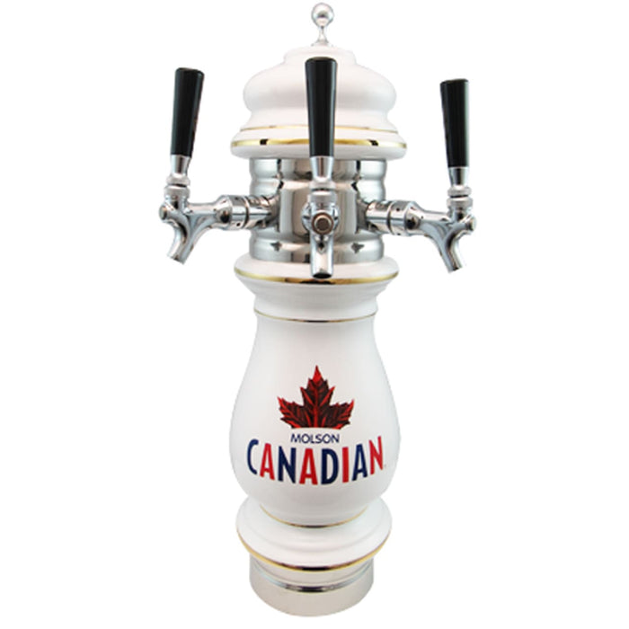 Ceramic Molson Canadian Draft Beer Tower,   1 - 3 Taps