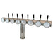 Stainless Steel Tower, TERRA, 8 Tap (no flange), FRONT LED