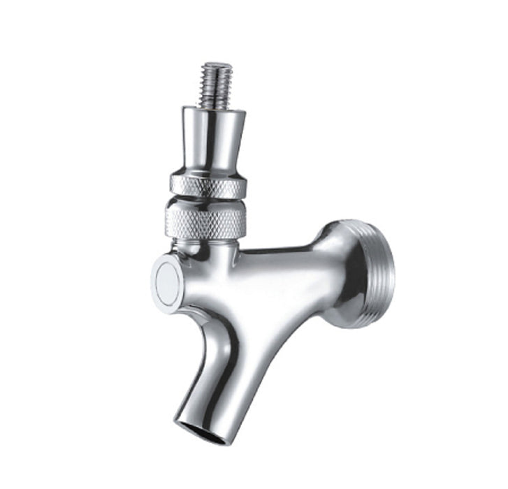 Domestic Faucet, Polished Stainless Steel