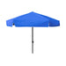 Round Blue Patio Umbrella - 6 ft (6 ribs), Metal frame, Polyester canopy