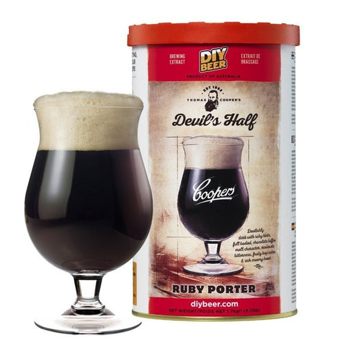 Devil's Half Ruby Porter - Thomas Coopers Beer