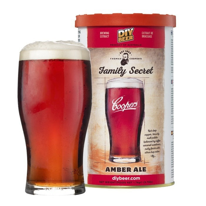 Family Secret Amber Ale - Thomas Coopers Beer Refill