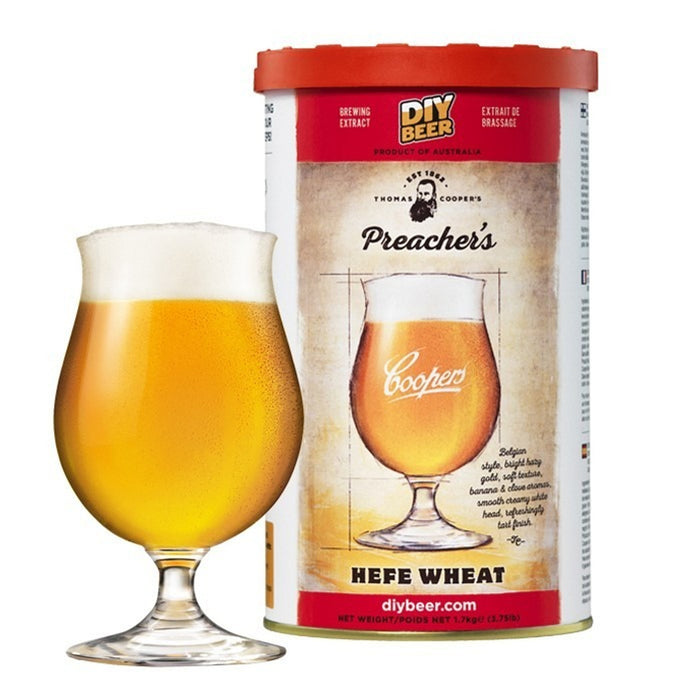 Preacher's Hefe Wheat Beer - Thomas Coopers Beer Kit, Refill
