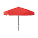 Round Red Patio Umbrella - 7 ft, Metal frame, Polyester canopy