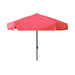Round Scarlet Patio Umbrella - 7 ft, Metal frame, Polyester canopy