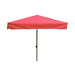 Square Scarlet Patio Umbrella - 1.8mx1.8m, Metal frame, Polyester canopy