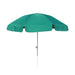 Round Green Patio Umbrella - 6 ft (8 ribs), Metal frame, Polyester canopy