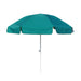 Round Teal Patio Umbrella - 6 ft (8 ribs), Metal frame, Polyester canopy